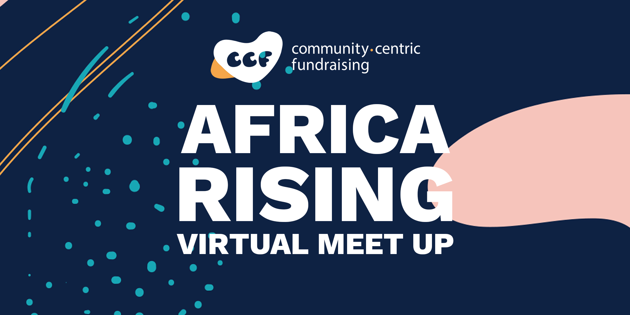 Image says Africa Rising virtual meet up