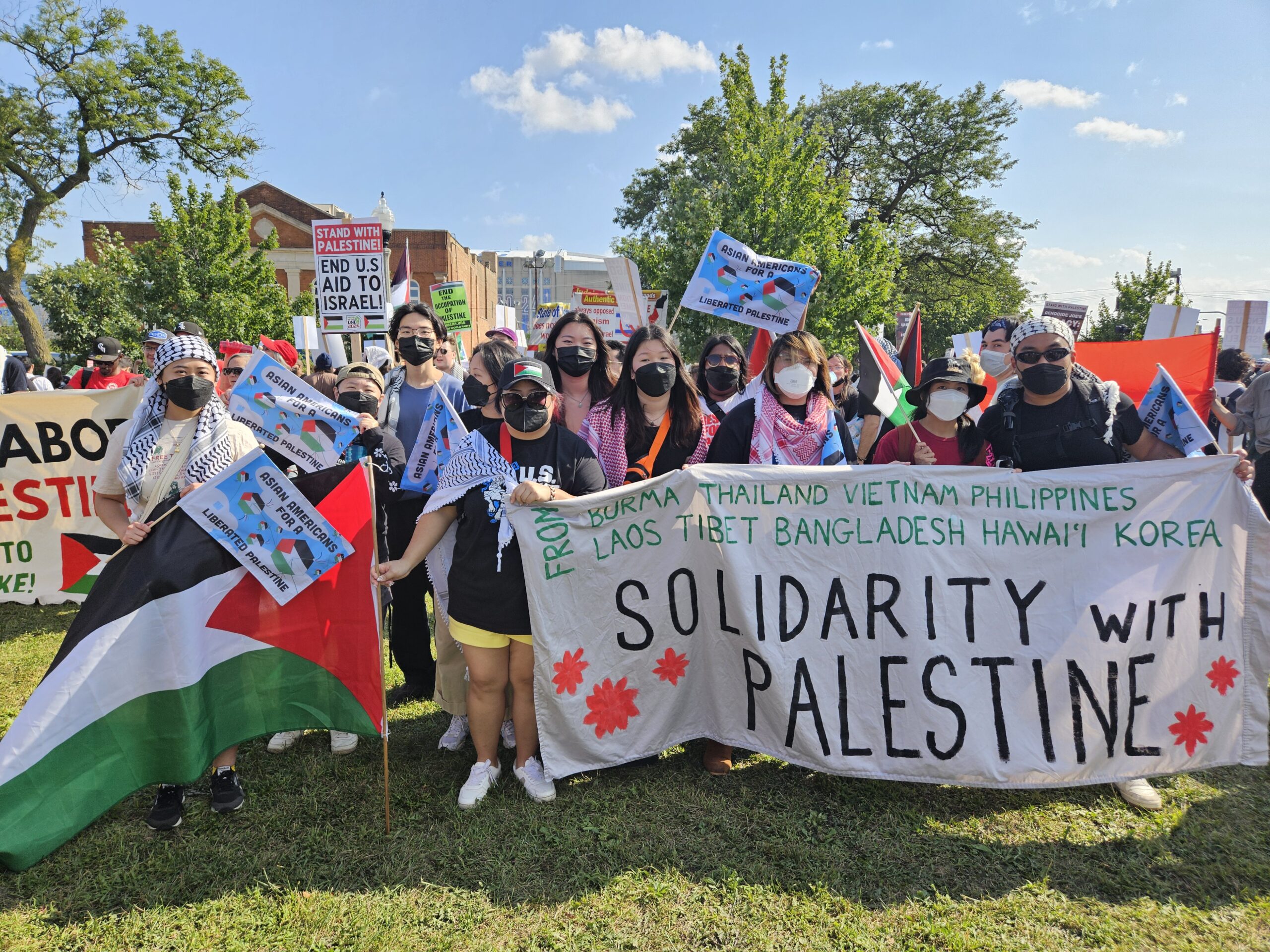 18 Million Rising organizer group at 2024 March on the DNC