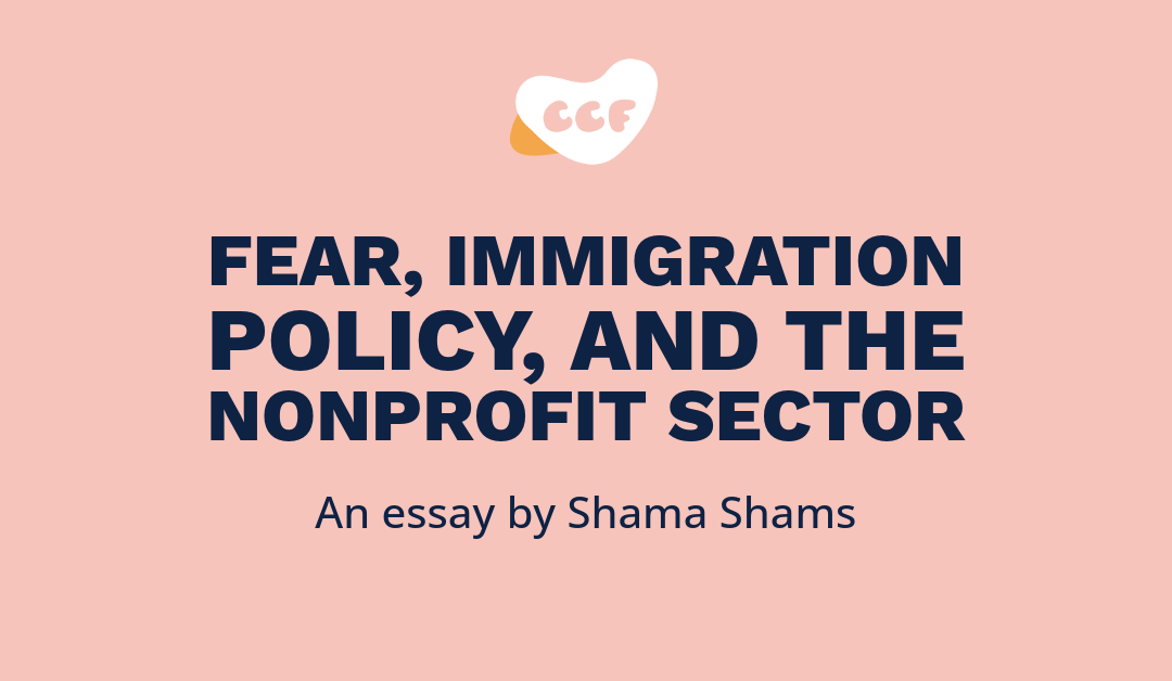 Fear, immigration policy, and the nonprofit sector